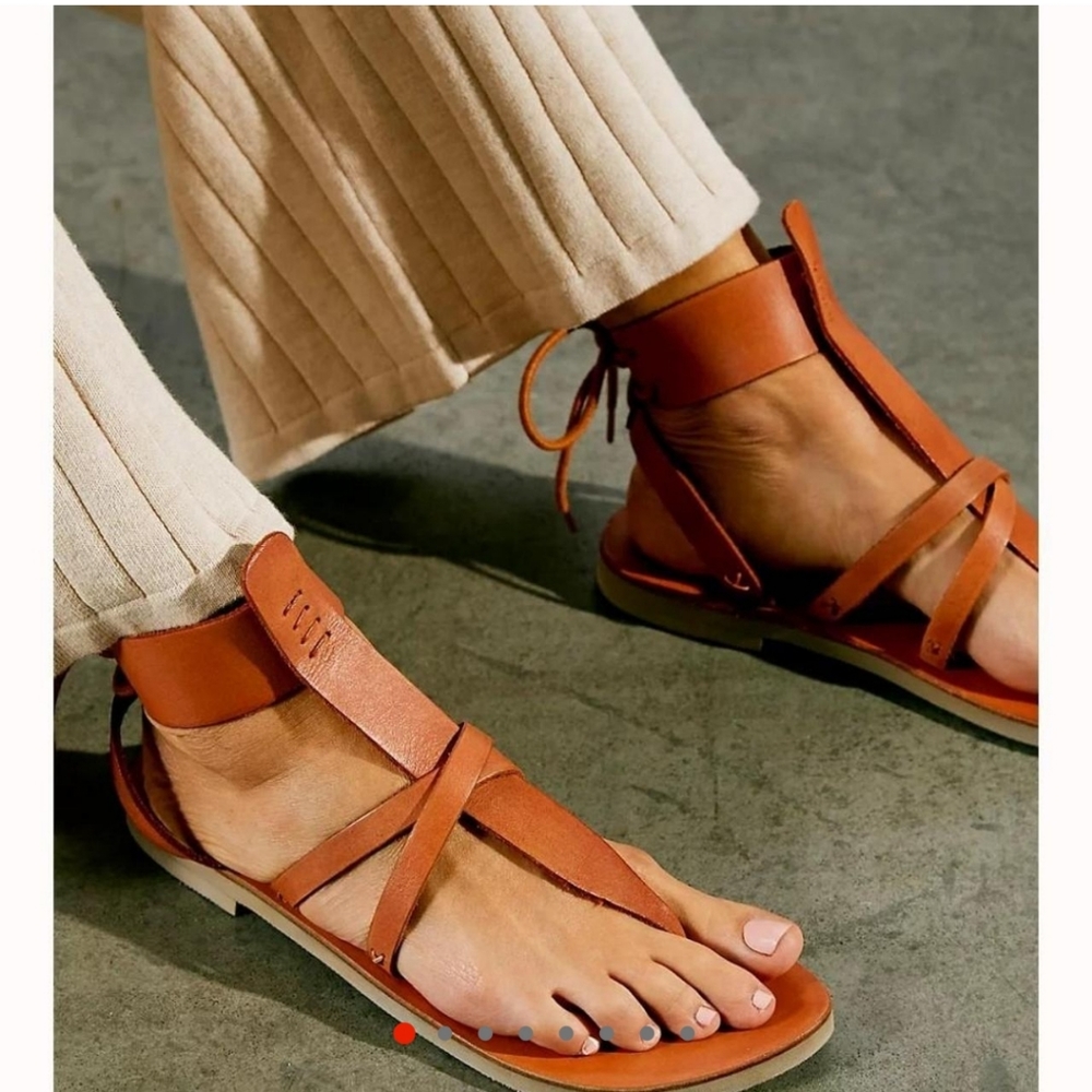 Frew people vacation day wrap sandal